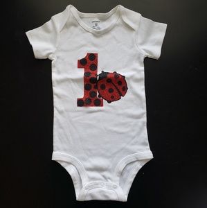 🐞1st Birthday Ladybug Onsie